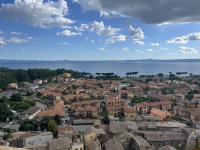Study Abroad | Tulane SPHTM View of Mediterranean Sea and rooftops in Italy
