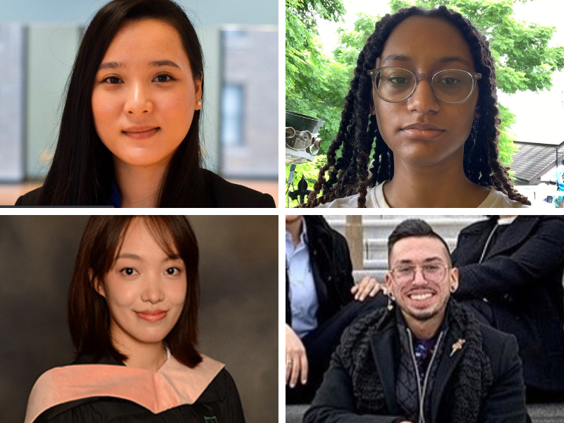 Image of four students in the SSAINTS program