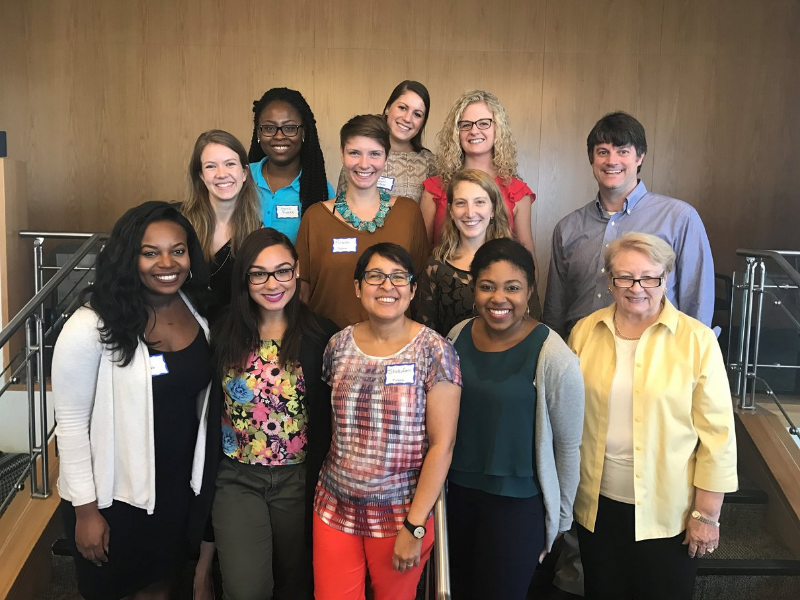 Dr. Carolyn Johnson (front row, far right) with MCH Leadership Scholars with the Center of Excellence for Maternal and Child Health (CEMCH)&nbsp;