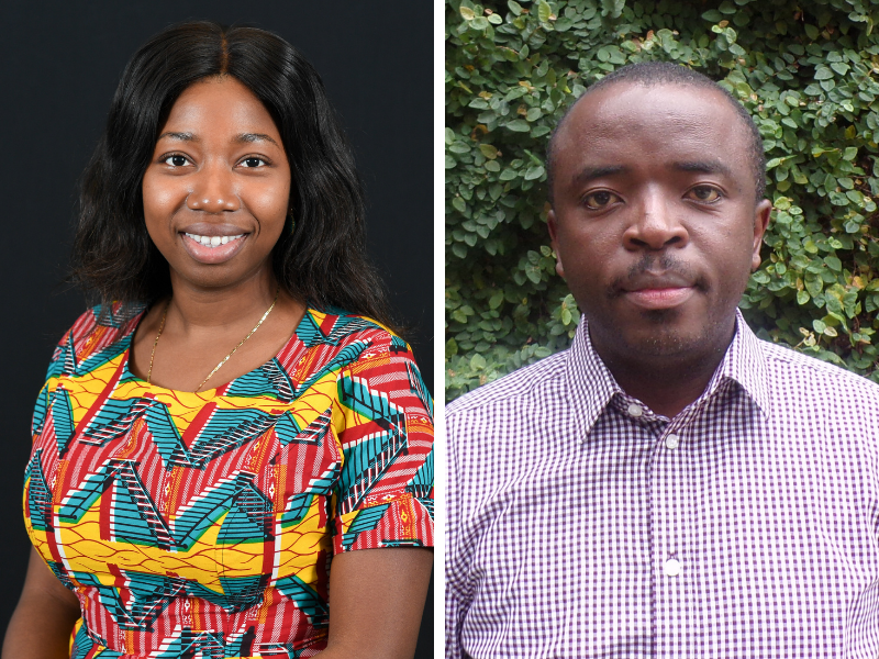 Photo from left to right: Francine Wood and Dieudonné Bidashimwa