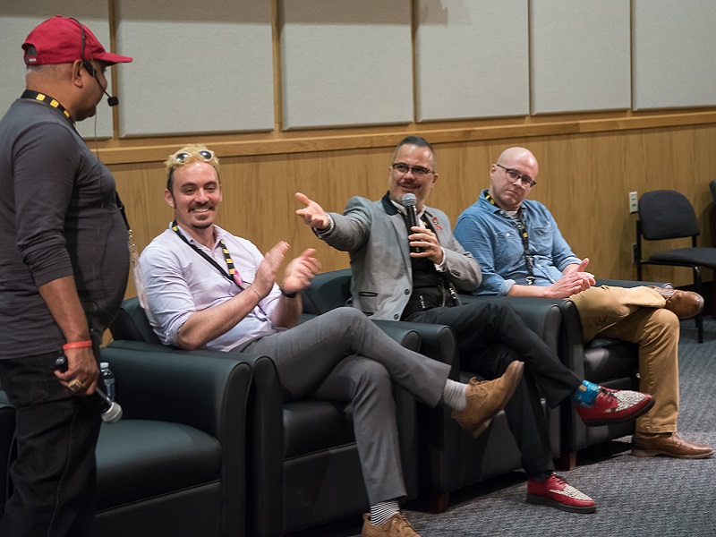 Panel Discussion with film makers of Living Positive +