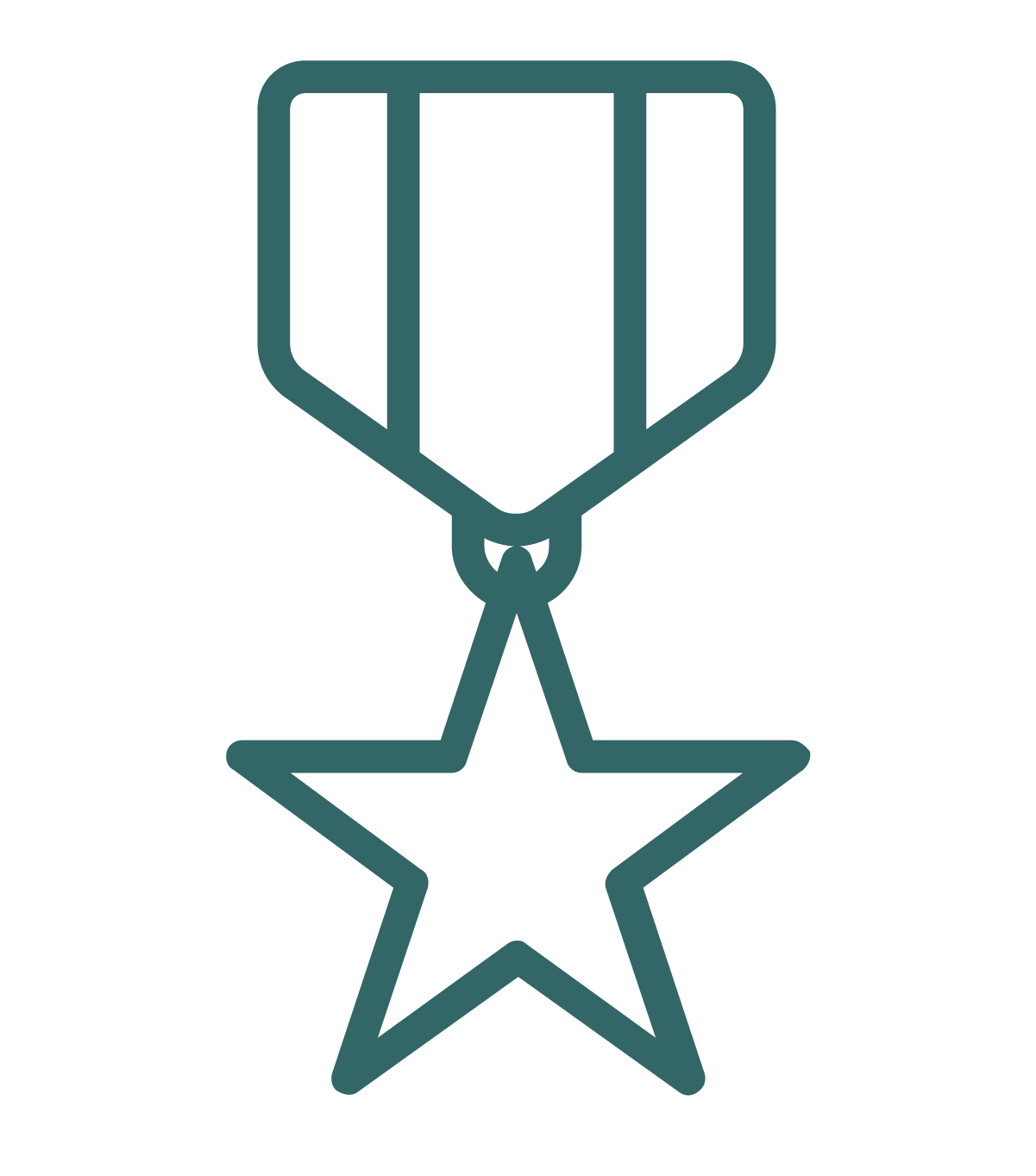 decorative image, military medal icon