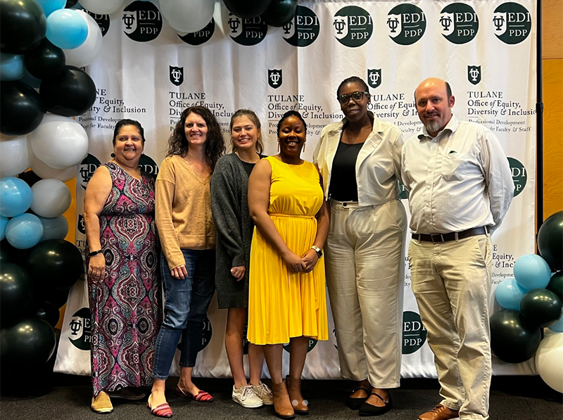 Group of staff who completed the EDI professional program