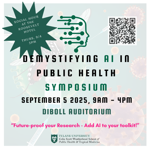 AI research symposium flyer