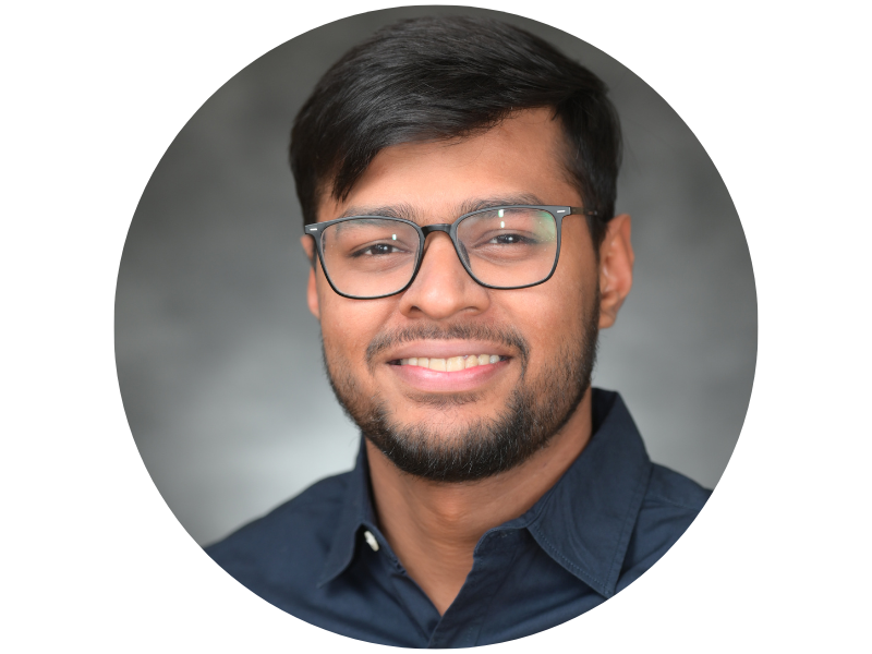 Shivam Gupta headshot in a circular frame