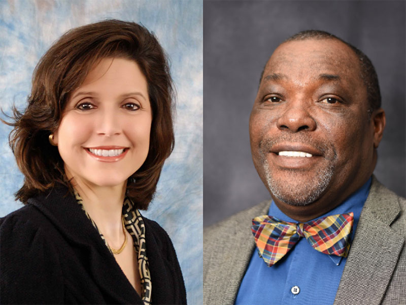 Dr. M. “Tonette” Krousel-Wood and Daniel Sarpong, PhD