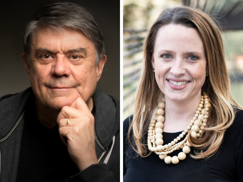 Photos of Dr. Gene Beyt and Mollye Demosthenidy, JD