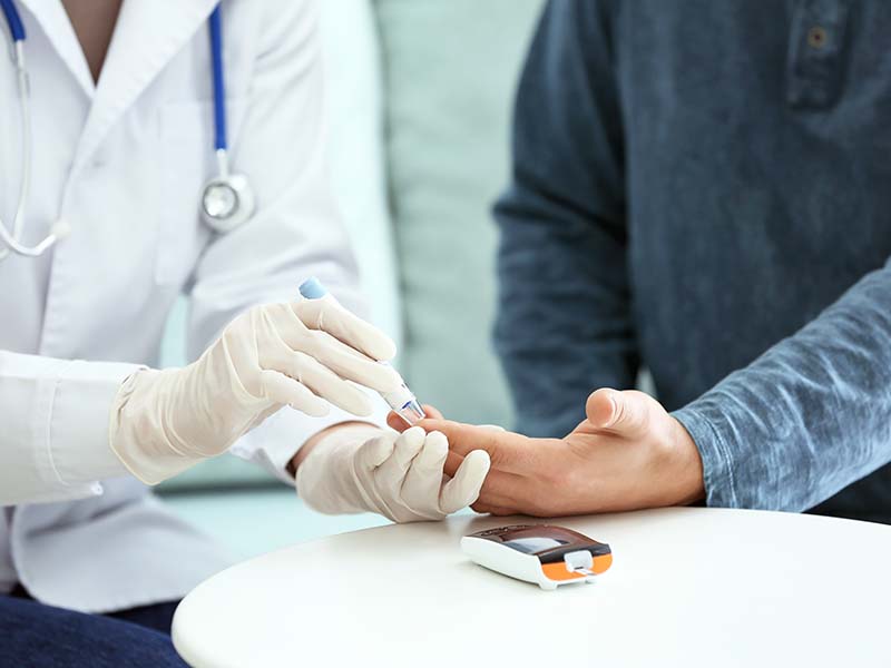 Diabetes testing photo