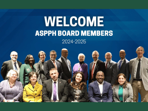 Dean LaVeist with other members of the board