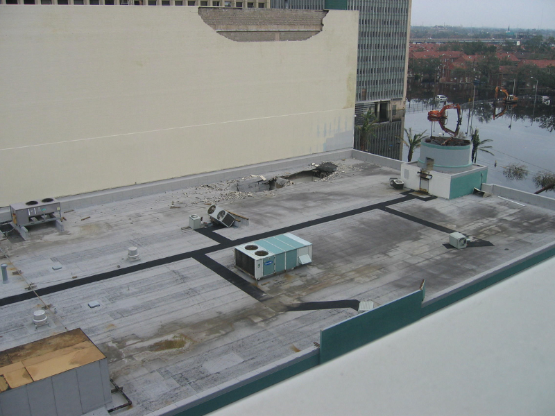 Roof damage