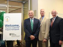Provost Robin Forman with Ochsner leadership. 