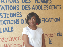 Gloria Kalong (MPH GCHB '20) traveled to the Democratic Republic of the Congo for her practicum in 2018. The Office of Global Health looks to create more partnerships for practicums, research, and networking.