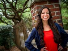 Maya Newman, a sociology and social policy and practice major with a minor in public health, made volunteering a large part of her Tulane experience.